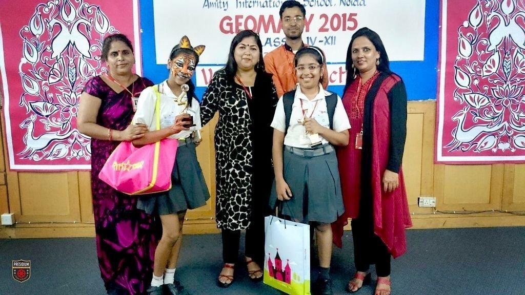 Presidium Indirapuram, PRESIDIANS BAGGED LAURELS IN GEOMATY 2015